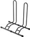 Happiq Porte-vélos - Pour le rangement et le stationnement de 2 vélos - Conception verrouillable et réversible - Métal noir