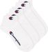 Champion 6 paar Quarter sokken maat 39-42 Unisex sneaker korte sokken wit
