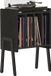ACAZA LP Opbergsysteem - Noir - 45 x 30 x 66 cm (L x B x H) - Système de rangement vinyle - Support vinyle - Étagère à disques - Armoire à disques