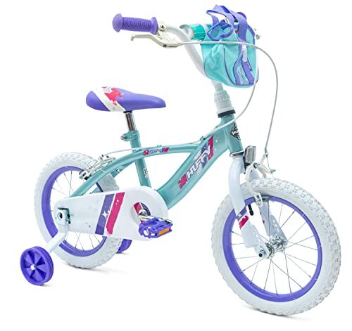 Huffy Glimmer Bike Girls, Teal, 14 inch