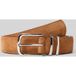 Tom Tailor TTMILLIE leren riem met afgeronde gesp - Maat 85 - cognac uni