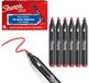 Sharpie Creative Marker Acrylverfmarkers | Ronde punt | Verfmarkers op waterbasis | Rood | 6 stuks