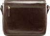 JOST Leren Business tas Laptoptas met laptopvak Skagen Crossbody Bag Redbrown Bruine