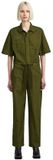 8719965012981 G-Star Army Jumpsuit s/s wmn Dames Jumpsuits Katoen M Dark Olive GD
