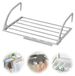 Omgoods Sèche-linge extensible - Sèche-linge pliable - Support de balcon - Support mural - Convient pour intérieur/extérieur - Acier inoxydable 44-76 cm
