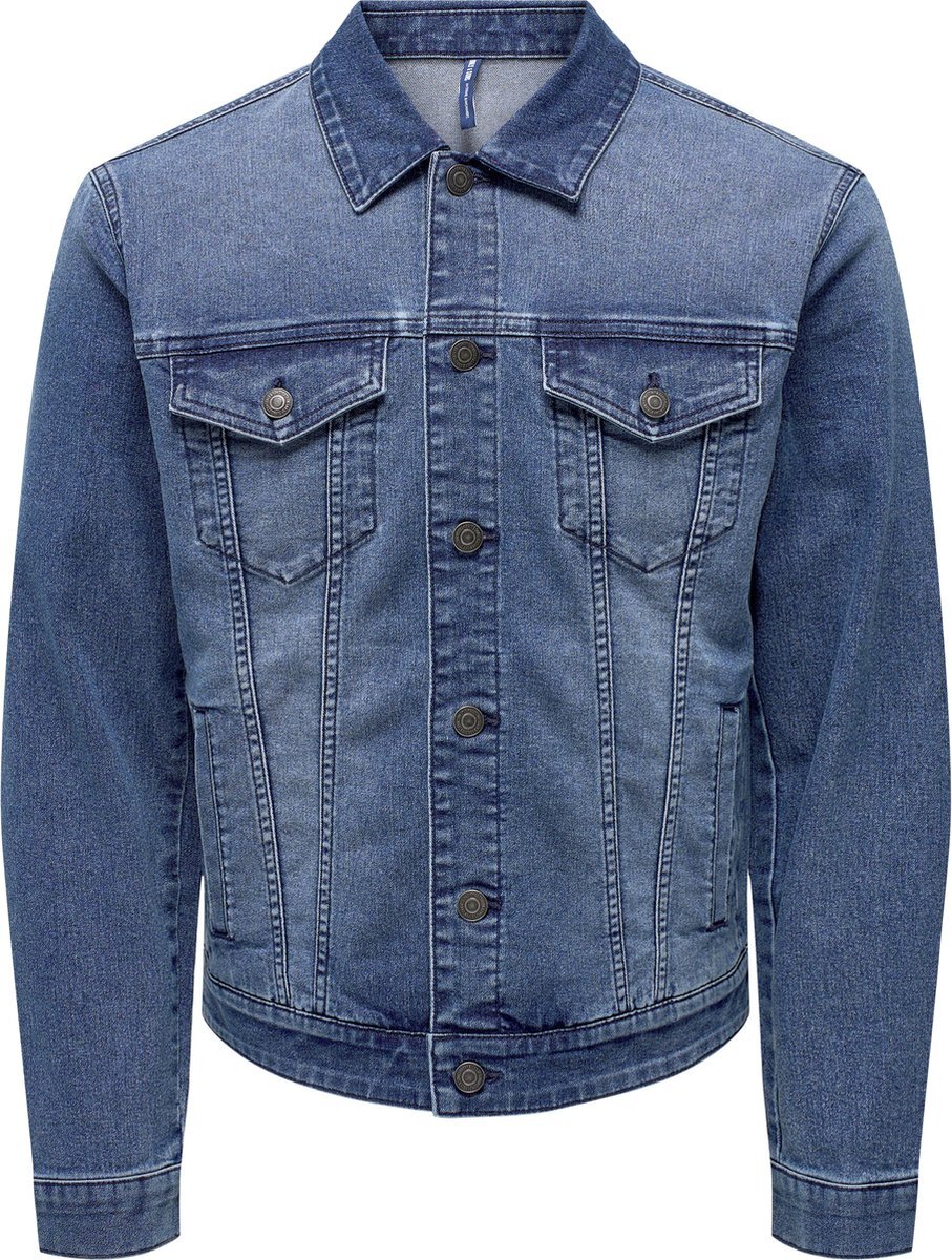 ONLY & SONS ONSCOIN MID. BLUE 4333 JACKET NOOS Heren Jas - Maat L