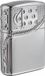 Zipper Zippo Armor Case Inside - Antique Silver