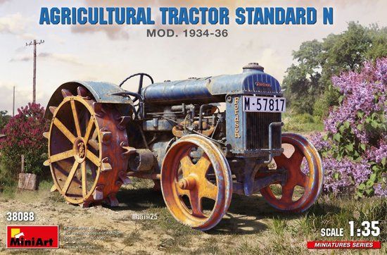 MiniArt Modelbouwpakket Landbouwvoertuigen - 38088 Standard Fordson N Model 1934-36 - Landbouwtractor Plastic - 1:35 - Modelbouw