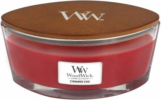 Woodwick Cinnamon Chai Hearthwick Ellipse Candle