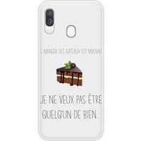Samsung Siliconen hoesje compatibel met Galaxy A40 Eet taarten