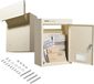 VEVOR Wandbrievenbus, 31,8 x 16 x 42,3 cm, met codeslot, beige