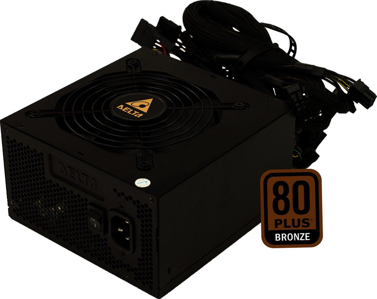 Delta GPS-550LB E A22 - 550W PC Voeding - ATX - 80 PLUS Brons