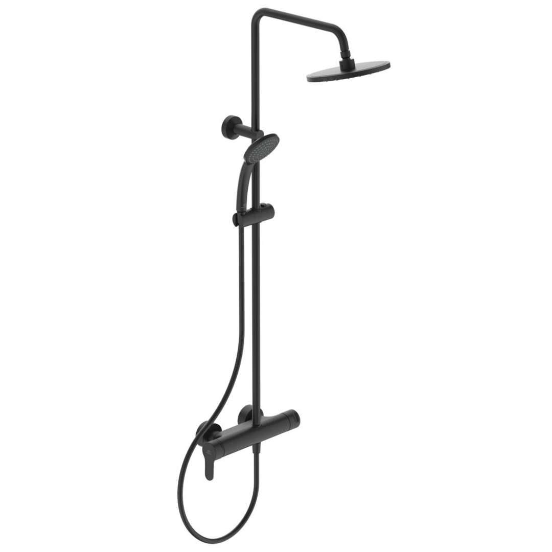 Ideal Standard Cerafine O - Doucheset - Zwart - 20 cm