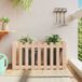 Maison Exclusive - Lit de jardin surélevé avec clôture à lattes, design, 100x50x50 cm, bois massif, pin