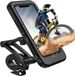 Merkloos Fiets telefoonhouder - Waterdicht - Geschikt voor 6.5 Inch telefoons - Zwart