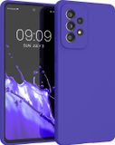 kwmobile telefoonhoesje geschikt voor Samsung Galaxy A53 5G - Hoesje met siliconen coating - Smartphone case in blauwpaars