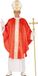 FIESTAS GUIRCA Pauskostuum voor heren, rood kardinaal kostuum met papa muts, bisschopkostuum voor heren, maat M, 48-50