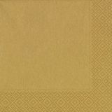 Duni Gouden tafel servetten - 40 stuks - 33 x 33 cm - Effen - Papier