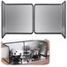 Omgoods - Set de 2 pare-éclaboussures de cuisine pliables, Inox
