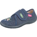 BECK Huisschoenen 'Dino' navy / lichtgroen
