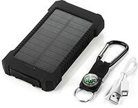 Shot Case Externe batterij Solar voor Xiaomi Mi 9T Pro Smartphone Tablet oplader Universal Power Bank 4000 mAh 2 USB-poorten