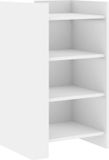 vidaXL Dressoir 45x35x75 cm bewerkt hout wit