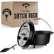 LAVUR Cocotte de grill, 7,5 L, Noir