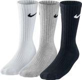 Nike 3 Pair Tennis Crew Sock - Sportsokken - Maat 38-42 - Zwart;Wit;Grijs
