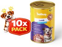Boomy - Hondenvoer - Natvoer hond - Blikvoer hond - Mono proteïne - Graanvrij - Lam smaak - 80% vlees - Adult - 10 x 400g