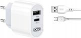 XO USB-wandlader + USB-Type-C-kabel (model XO-L97)