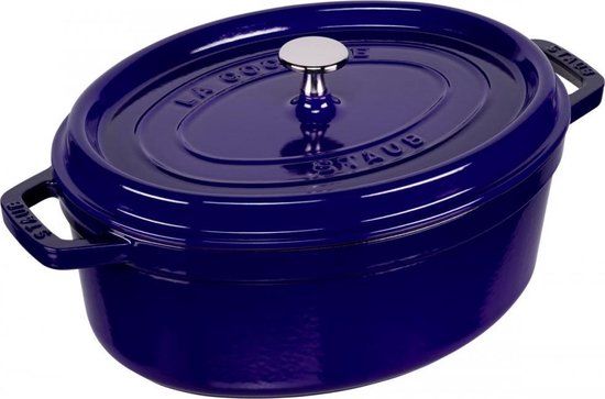 Staub Cocotte Ovaal 29 cm - Donkerblauw