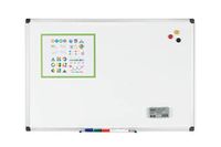 Bi-Office Maya Magnetisch Whiteboard, Emaille Bordoppervlak, Geanodiseerd Aluminium Omlijsting, 60x45 cm