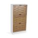 Versa Schoenenkast 3 Lades Bruin Viken, Modern, 115x60x24 cm, Spaanplaat, Bruin