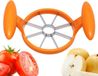 Merkloos Éplucheurs - Dépiqueur de fruits, Coupe-fruits démontable avec fonction de séparation | Enlève-cœur de légumes, pour salade de fruits restaurant pique-nique préparation de repas légumes poire ananas pommes et cuisine