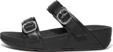 Fitflop Lulu Verstelbare Lederen Sandalen Zwart EU 39 Vrouw