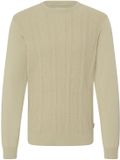 Blend Trui BHBaron Crew Heren Lange Mouw Ronde Hals Effen Polyester Alfalfa Maat M