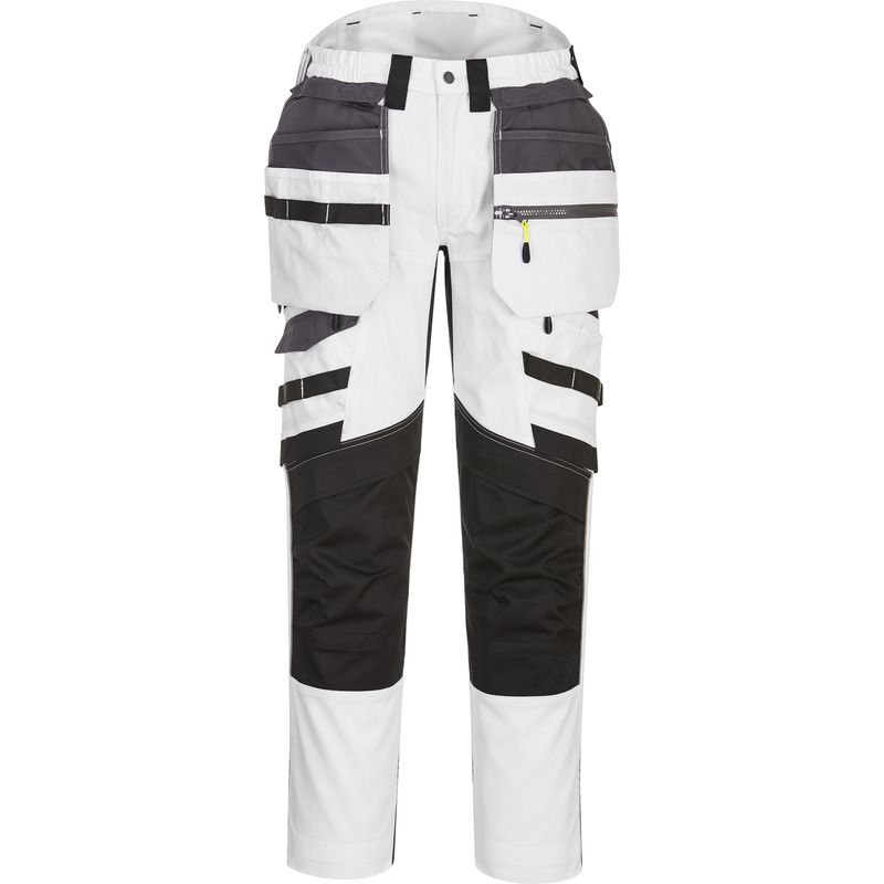 Portwest DX4 Stretch Werkbroek - Wit/Grijs - Maat 46
