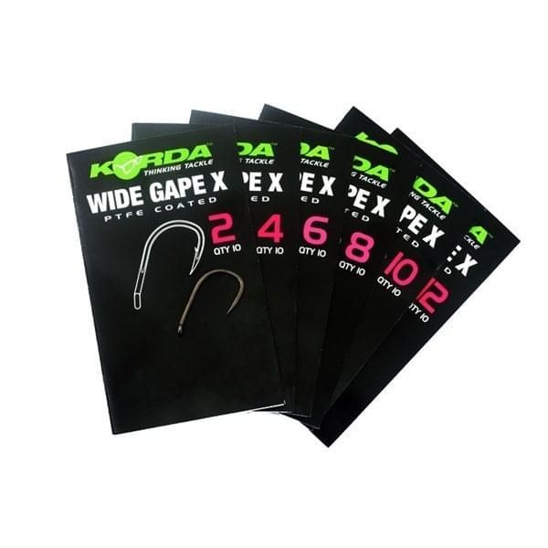 Korda Hybrid Wide Gape Size 4 KWG4 - 10 stuks