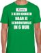Bellatio Decorations Shoppartners Bv Groen fout Kerstshirt / t-shirt - Kerst is 3 keer knikken naar schoonfamilie - heren - Kerstkleding / Christmas outfit L