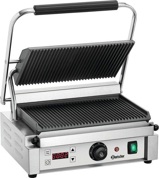 Bartscher 1RDIG - Contactgrill - RVS - 2200W