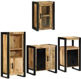vidaXL Meuble de salle de bain Marron 55 x 35 x 60 cm