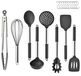 Ustensiles de cuisine - 8 pièces avec poignées en acier inoxydable