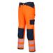 Portwest PW340 PW3 Hi-Vis Broek 10 Zakken Hoge Zichtbaarheid Lichtgewicht | Oranje/Marineblauw, EN ISO 20471 Klasse 2, EN 14404, Normale Pasvorm, Duurzaam Polyester/Katoenen Doek, 10 Opbergzakken, Bouw