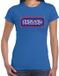 Bellatio Decorations Verkleed T-shirt voor dames - Engeland - blauw - supporter - themafeest XL
