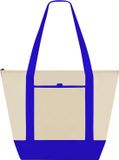 Merkloos Koeltas Breezy - blauw - boodschappen - 14 liter - 45 x 34 x 15 cm - shopper model