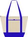 Merkloos Koeltas Breezy - blauw - boodschappen - 14 liter - 45 x 34 x 15 cm - shopper model