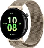 Wigento Honor Metal Mesh Replacement Strap for Honor Watch Fit Milan with Magnetic Closure in Beige