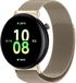 Wigento Honor Metal Mesh Replacement Strap for Honor Watch Fit Milan with Magnetic Closure in Beige