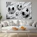 Sport Canvasprint Décoration murale Football