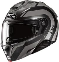 HJC i91 Arven Zwart Grijs Systeemhelm - Helm